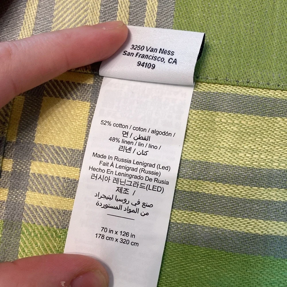 Williams Sonoma Porto Tablecloth
